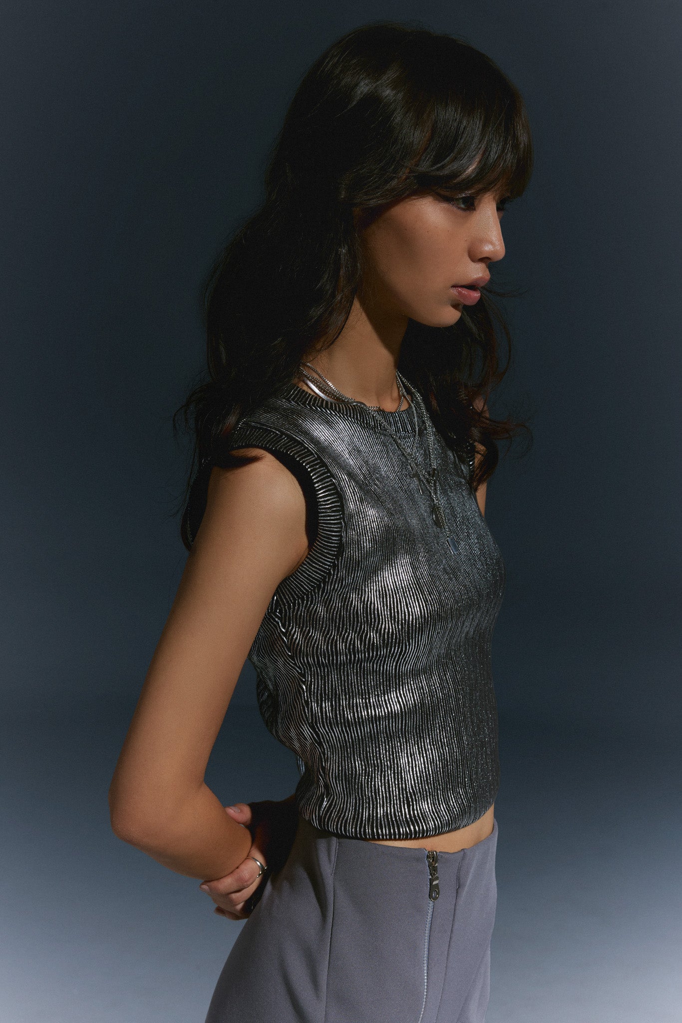 Foil Tank Top